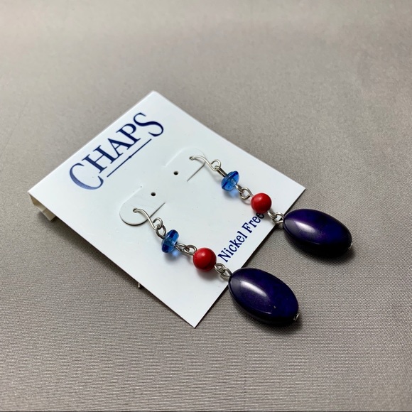 F1-74 New/Chaps/ Drop/Dangle/Casual/Earrings/Fun - Picture 1 of 4